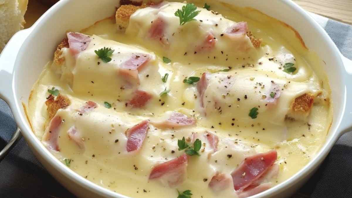 Chou-fleur au jambon et à la béchamel : la recette incontournable pour un gratin crémeux et savoureux