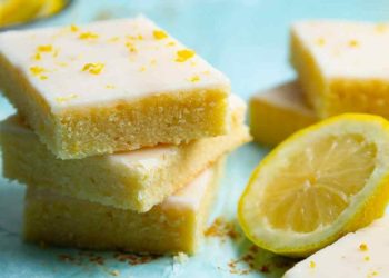 Carrés au citron ultra moelleux