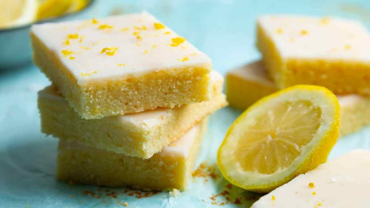 Carrés au citron ultra moelleux