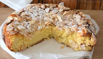 Gâteau à la ricotta et aux amandes