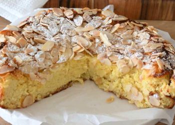 Gâteau à la ricotta et aux amandes