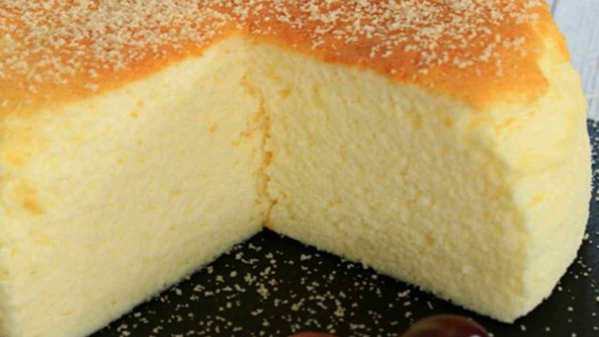 Gâteau japonais moelleux à 3 ingrédients