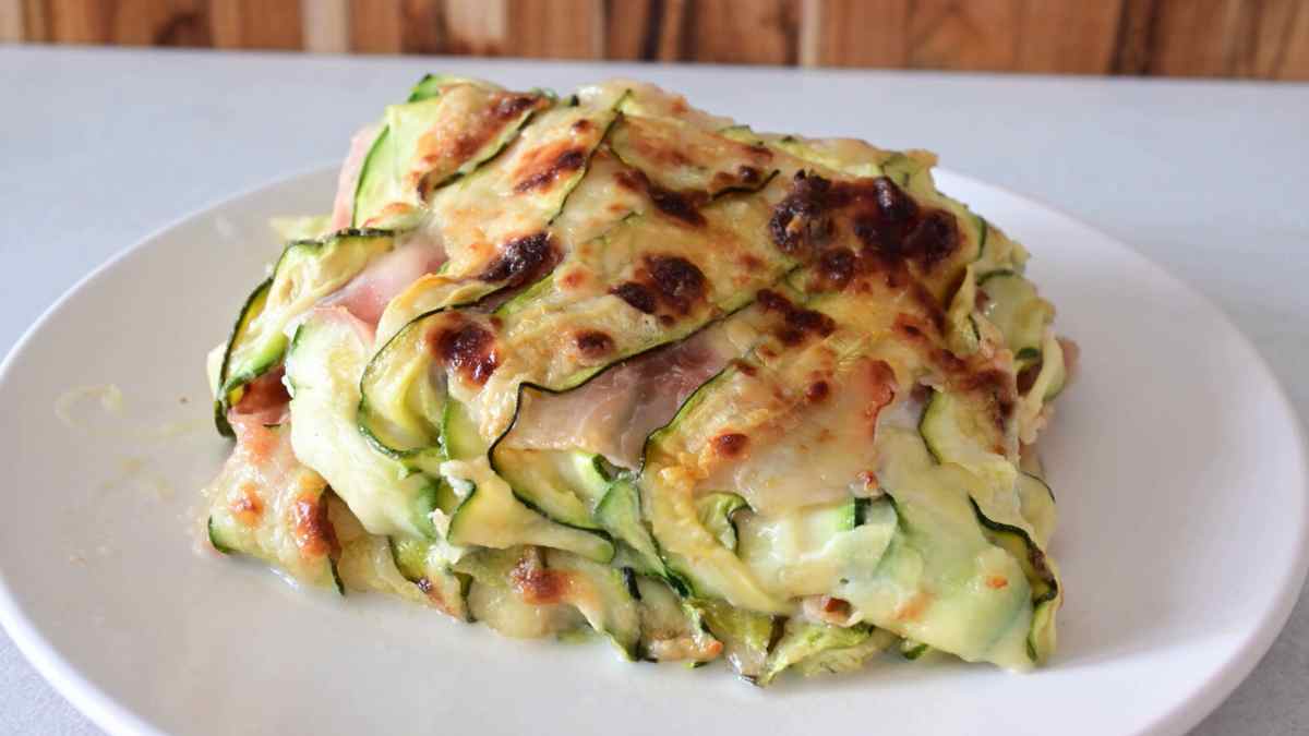Parmigiana légère de courgettes