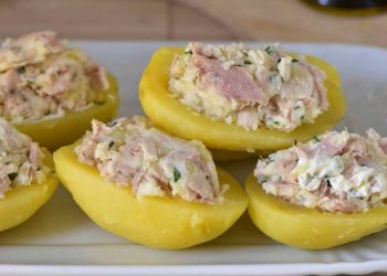 Pommes de terre farcies au thon