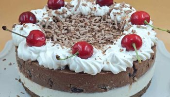 Cheesecake Forêt-Noire sans cuisson