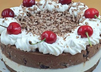 Cheesecake Forêt-Noire sans cuisson