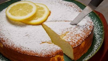Gâteau au fromage et au citron