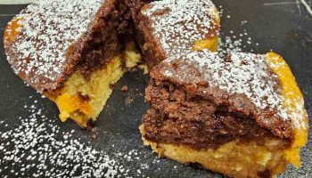 Gâteau bicolore healthy