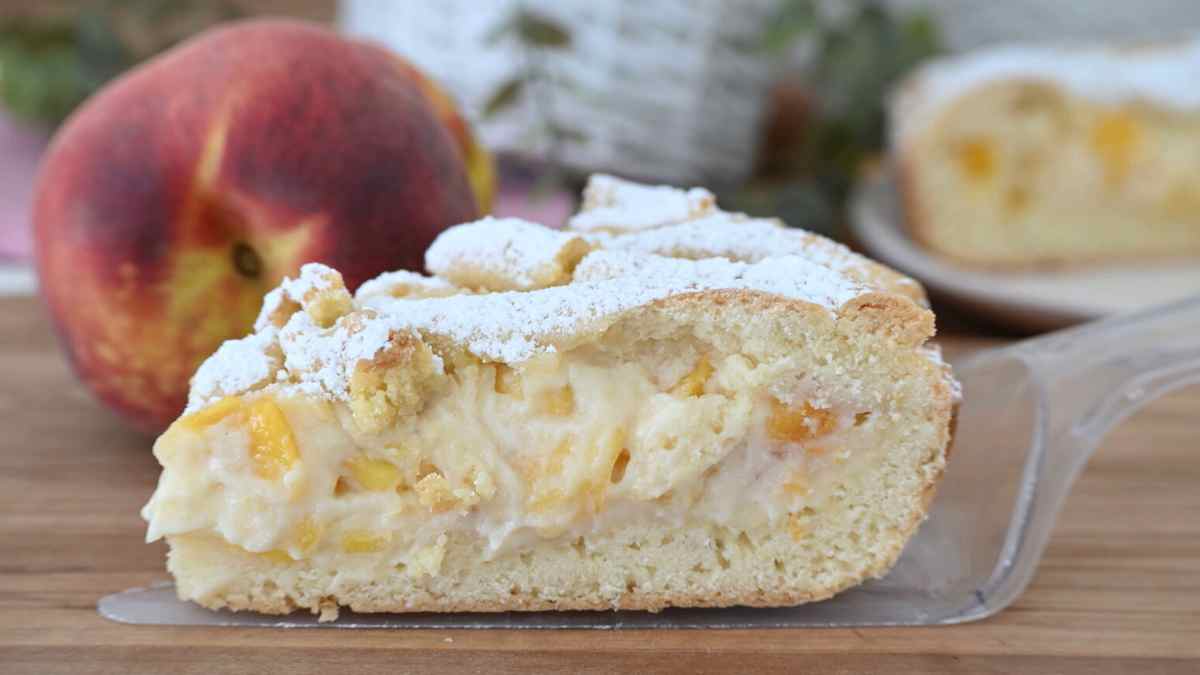 Tarte aux Pêches et au Mascarpone