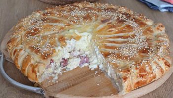 Tarte salée d’été à la pâte feuilletée